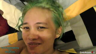 Blowjob POV kwaye Uyabathanda a Cum Facial!